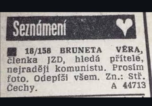 Retro - zoznamka :DDD